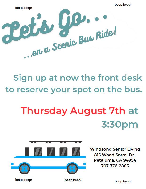 Scenic Bus Ride flyer