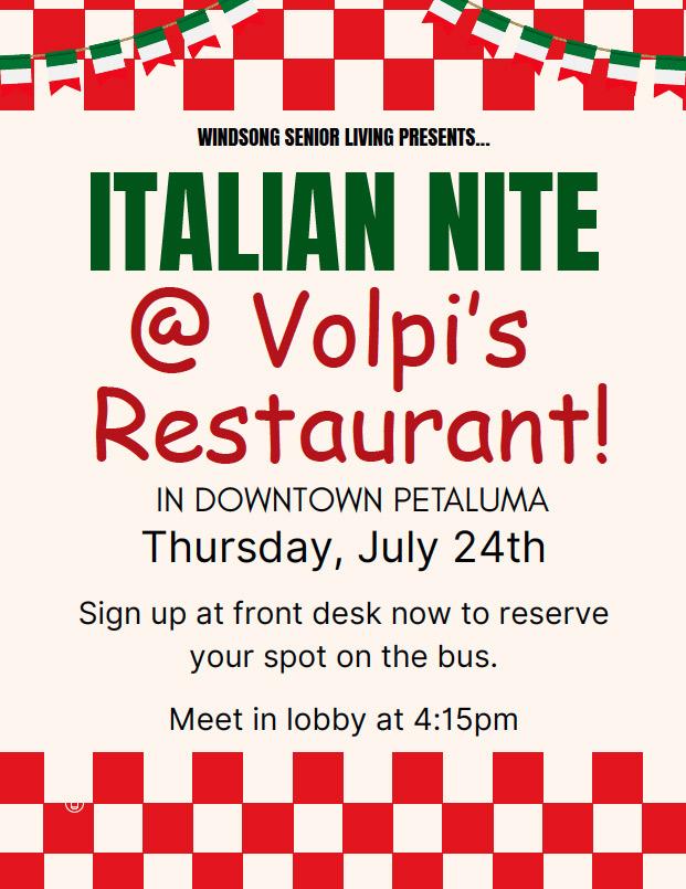 Italian Nite flyer