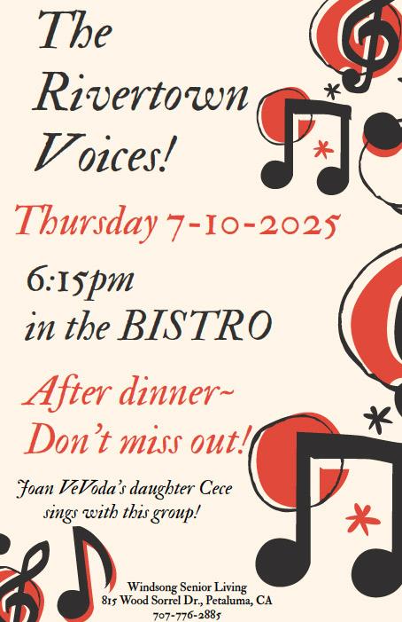 Rivertown Voices flyer