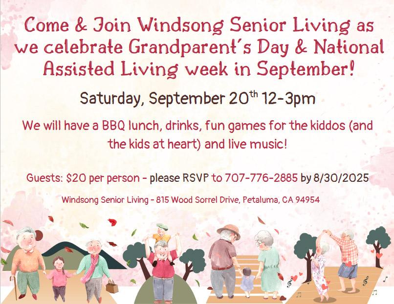 Grandparent’s Day & National Assisted Living week flyer