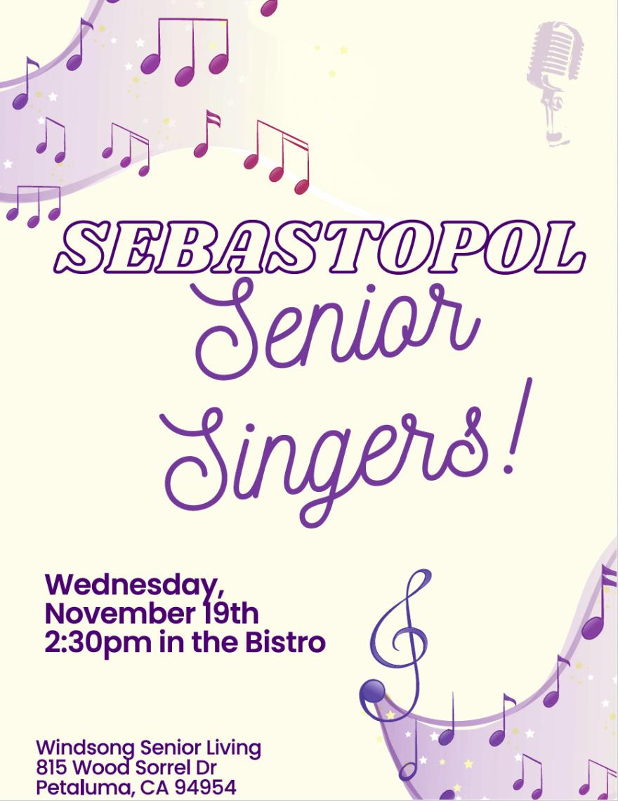 Sebastapol Singers poster