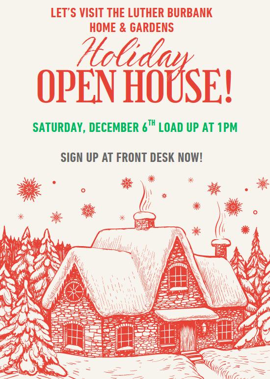 Holiday Open House Poster