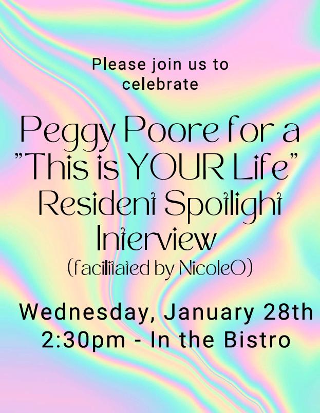 Resident Spotlight poster