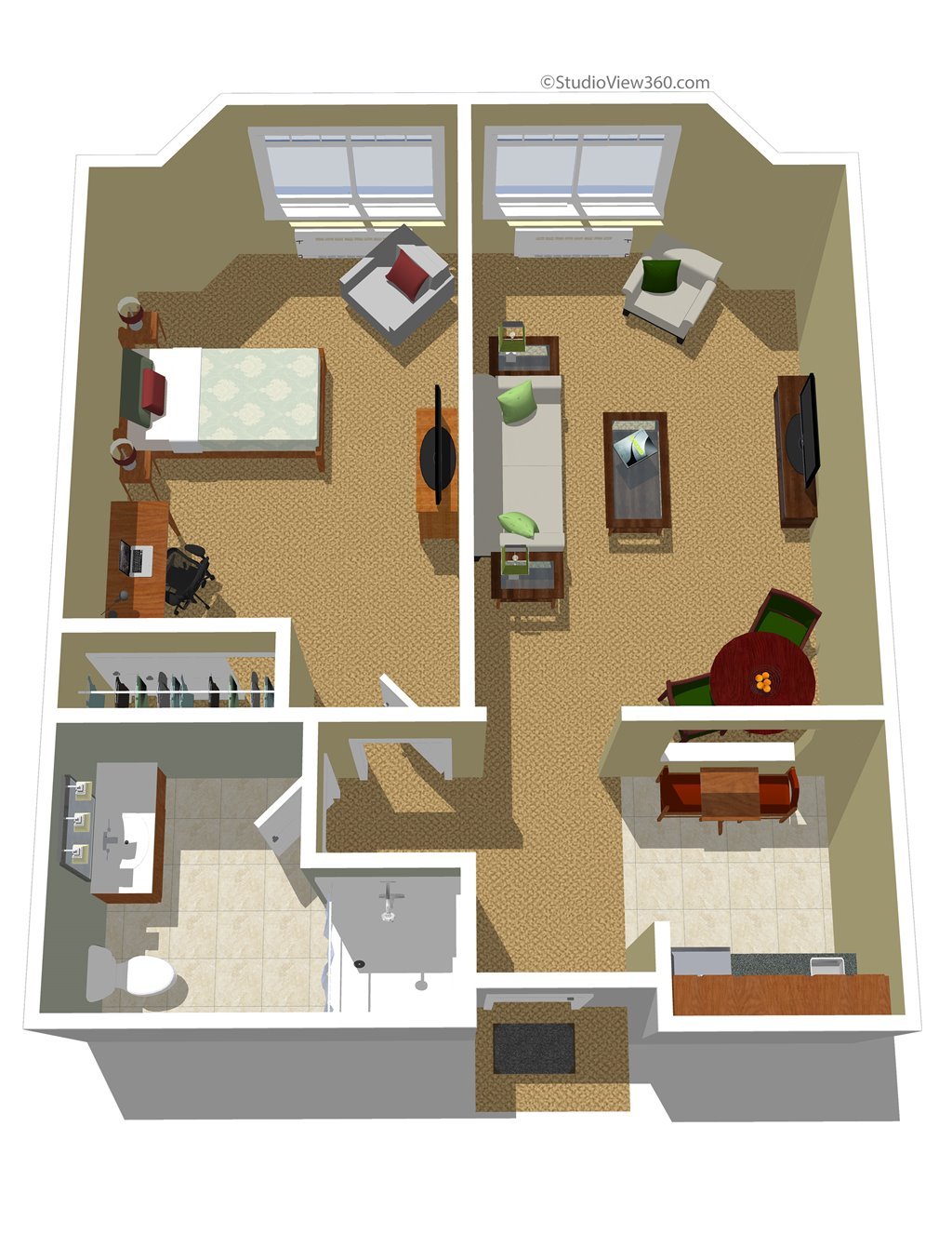 Studio Floor Plan